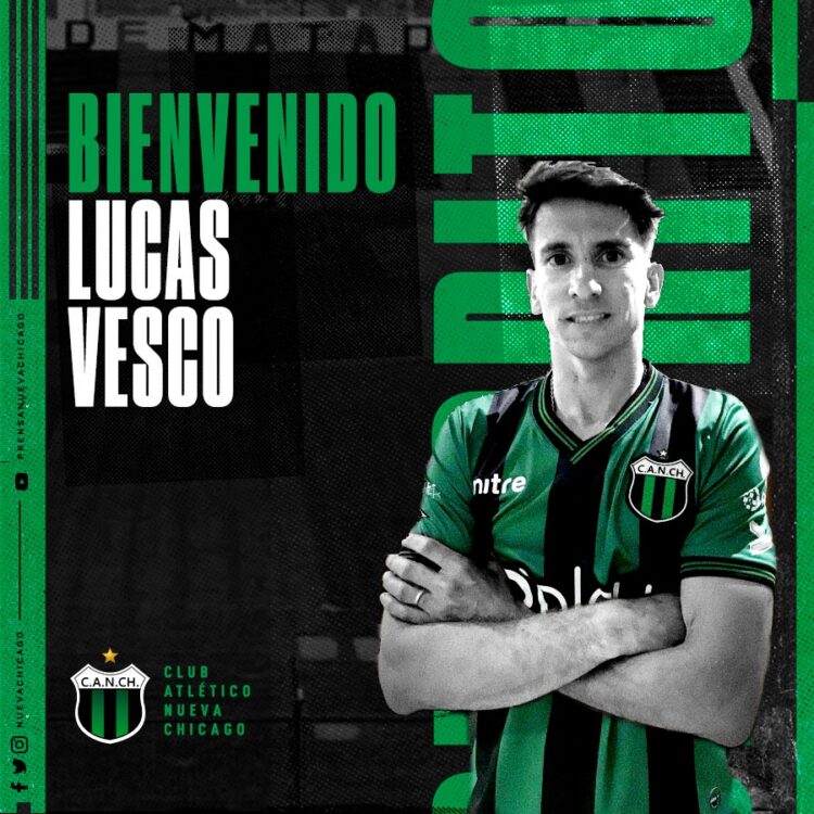 LUCAS VESCO, NUEVO JUGADOR DE NUEVA CHICAGO